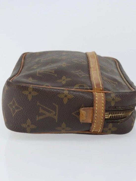 LOUIS VUITTON Monogram Compiegne 23 Clutch Bag M51847 LV Auth - Picture 5 of 16